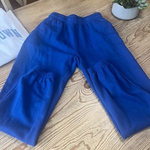 Garage sweat pants size XS Royal Blue